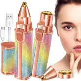 2-in-1 Electric Facial Hair Remover & Eyebrow Trimmer for Women