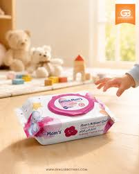 Genius Mom Baby Wipes – 84 Sheets | Gentle & Soft Baby Care Wipes
